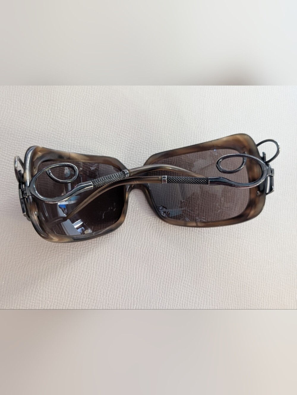 Roberto Cavalli sunglasses Y2K vintage snake tortoise shell frame adrasto - Picture 6 of 6